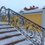 Кованые перила для крыльца