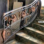 Кованые перила для лестниц
