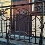 Кованые перила для крыльца