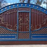Кованые ворота смарт ковка