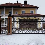 Кованые ворота смарт ковка